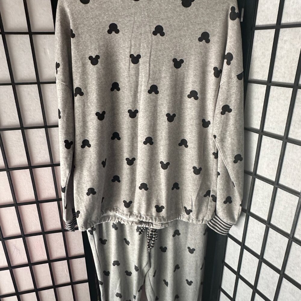 DISNEY Mickey Mouse‎ Pajama Set Women's Medium 2-PC Set - Picture 7 of 9